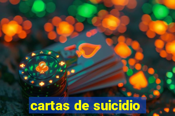 cartas de suicidio